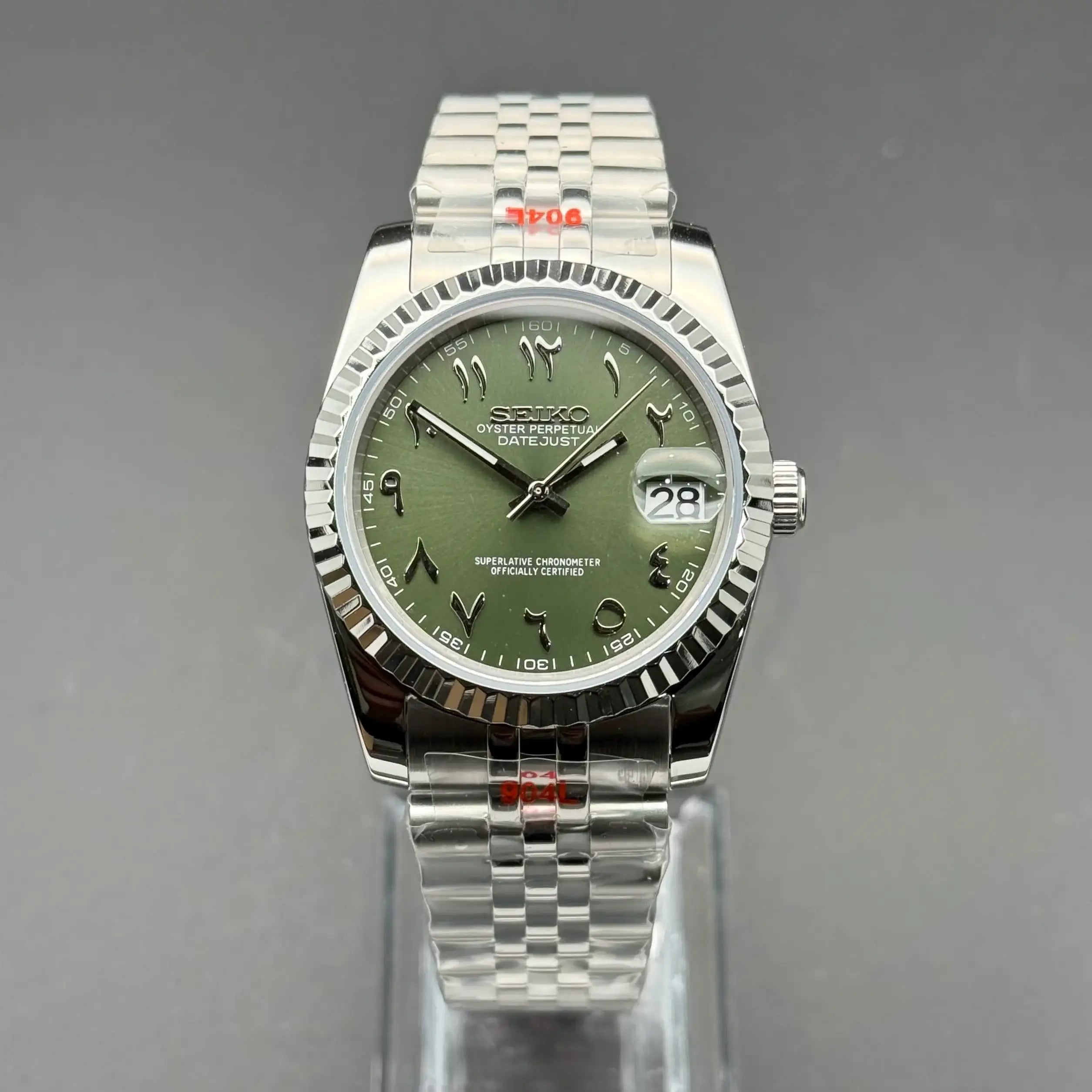 JUSTMOD | Green Arabic NH35 Seiko Mod