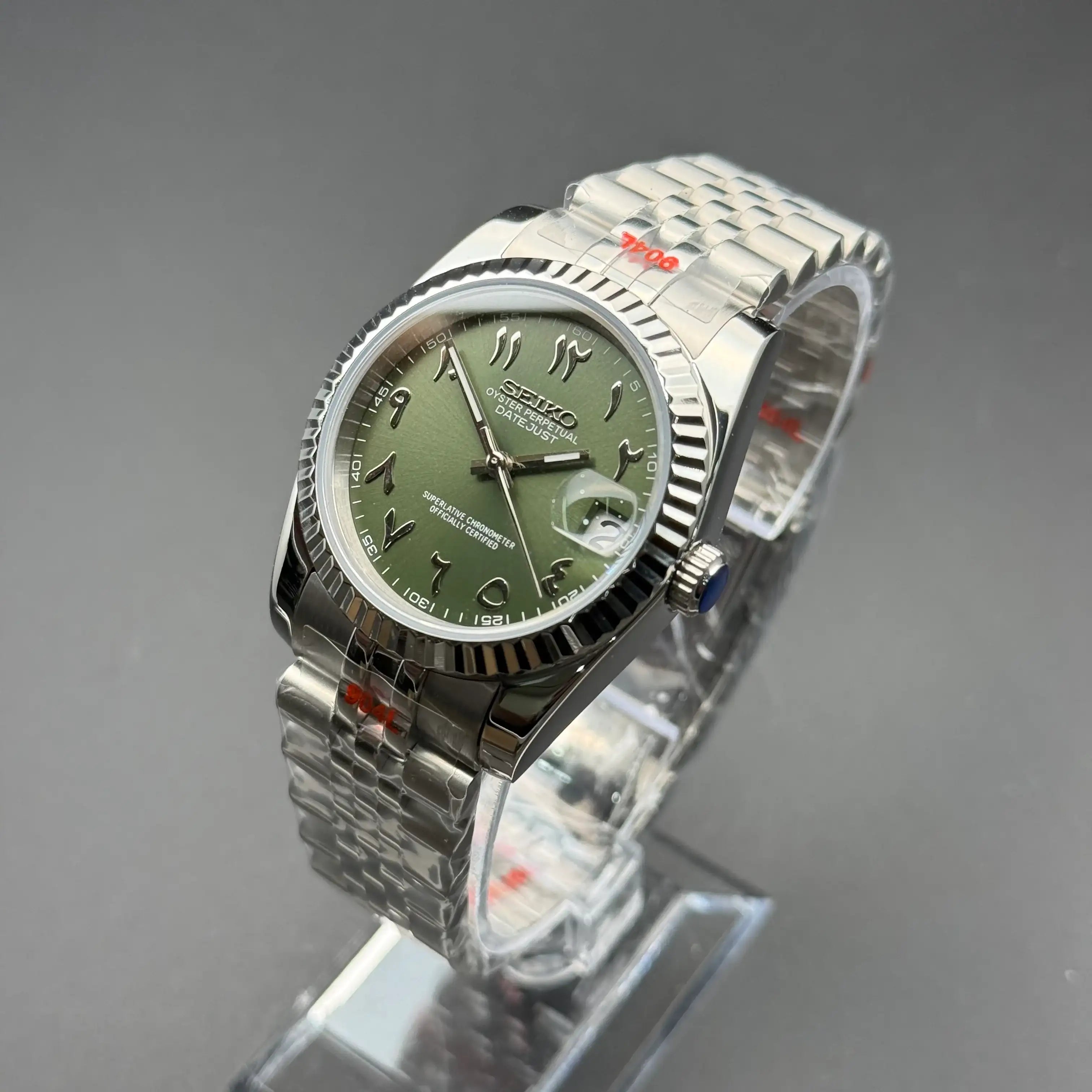 JUSTMOD | Green Arabic NH35 Seiko Mod