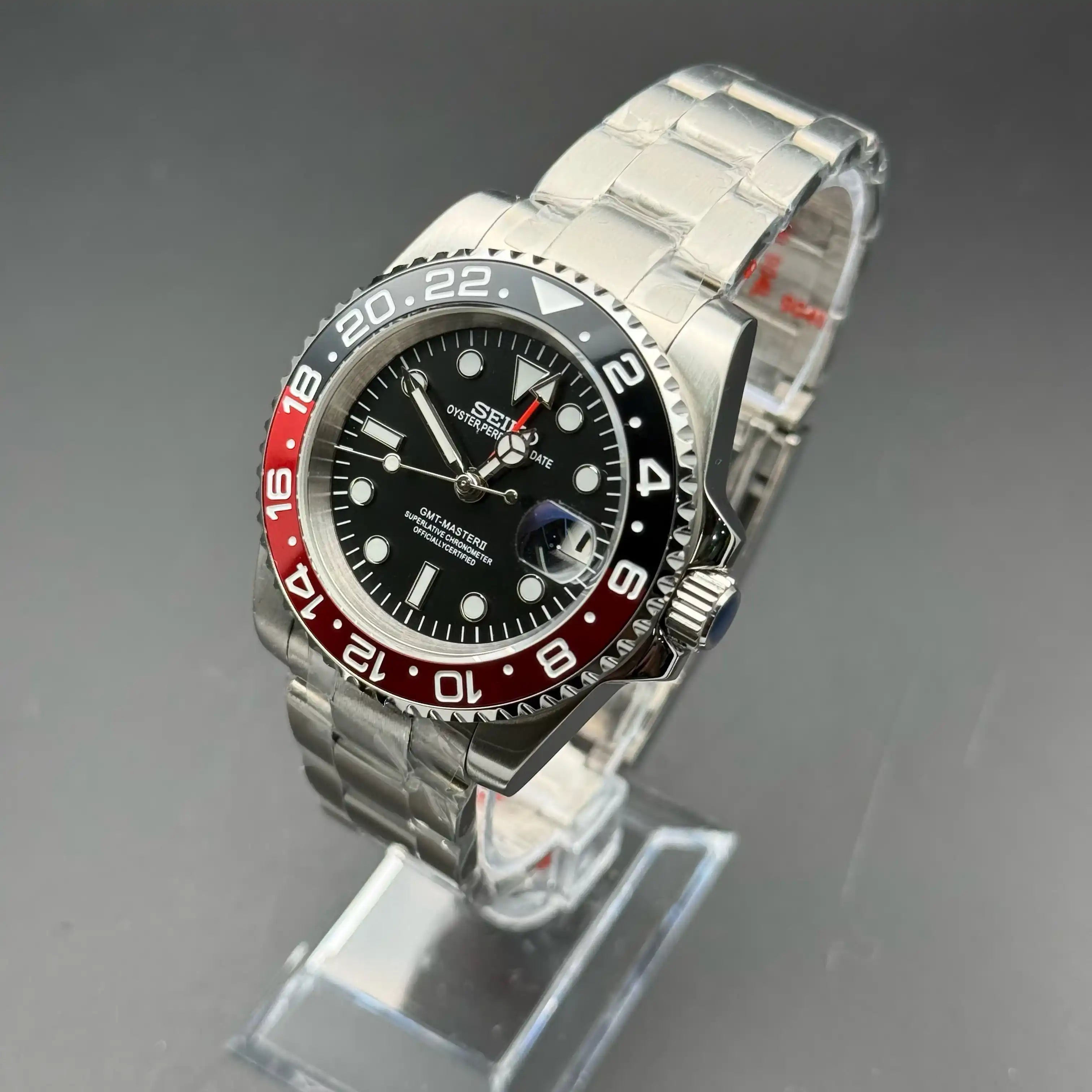 GMTMOD | Coke NH34 Custom Watch - 478.00 WATCHBRICK