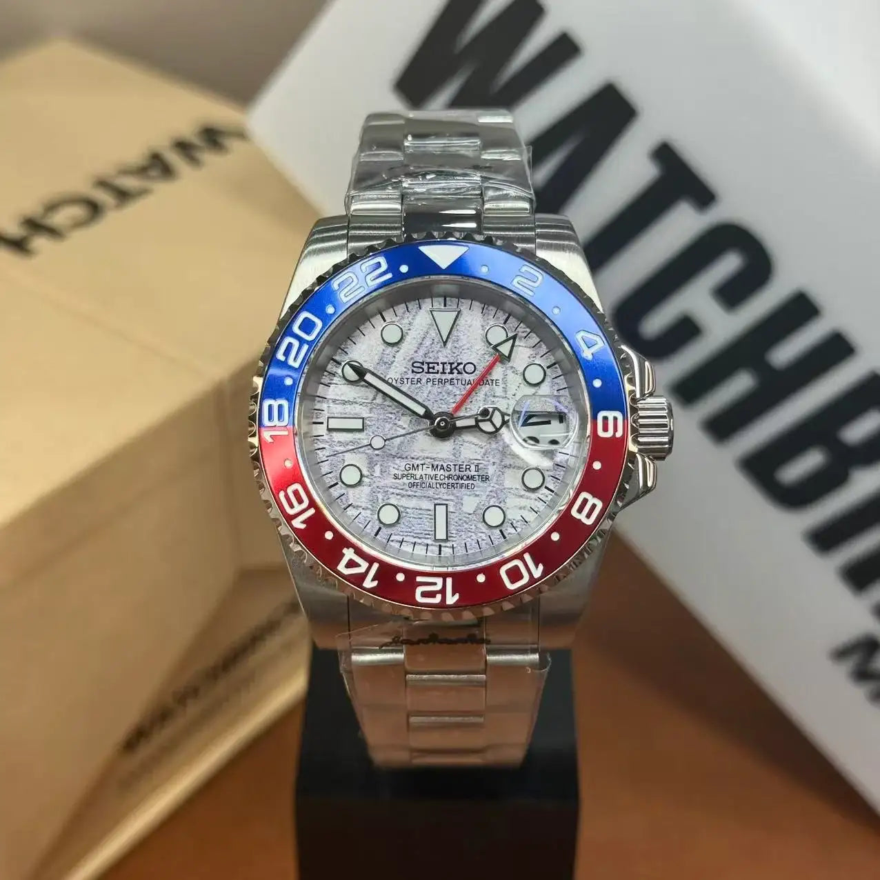 GMTMOD | Meteorite NH34 Custom Watch - 478.00 WATCHBRICK
