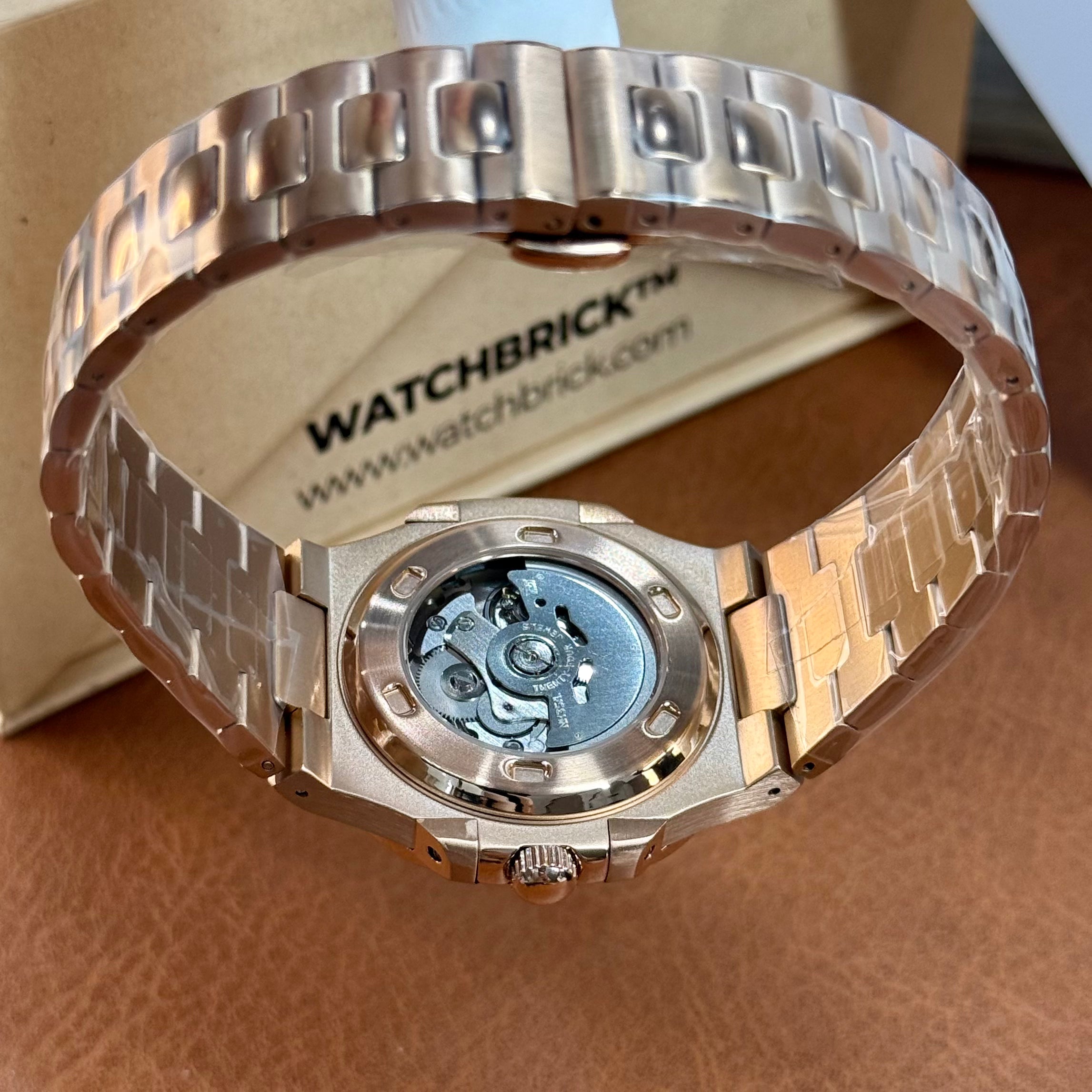 NATIKO | Brown Dial Rose Gold - WB MOD WATCHES