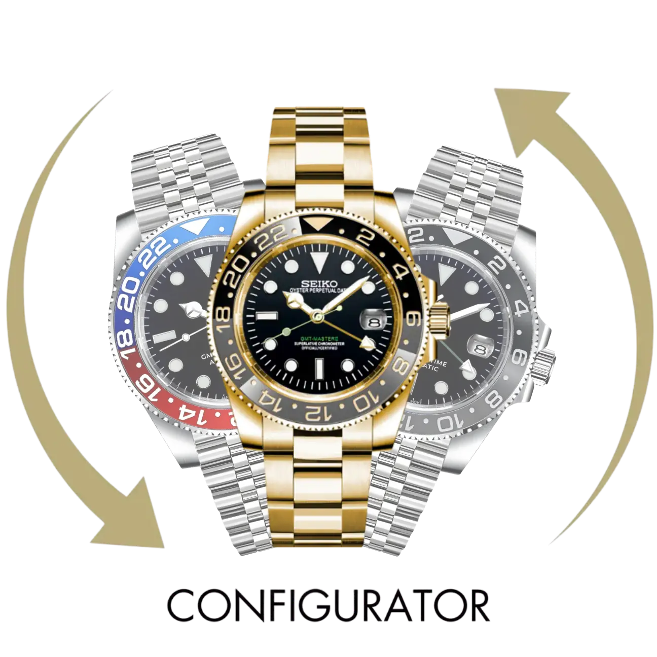 GMTMOD NH34 Seiko Mod Configurator - 488.00 WATCHBRICK