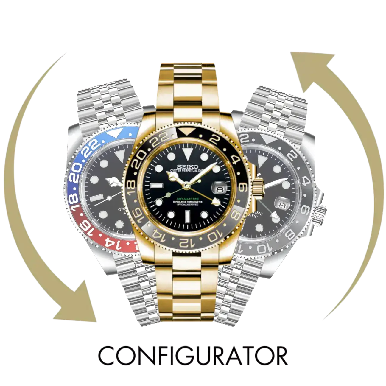 GMTMOD NH34 Seiko Mod Configurator - 488.00 WATCHBRICK