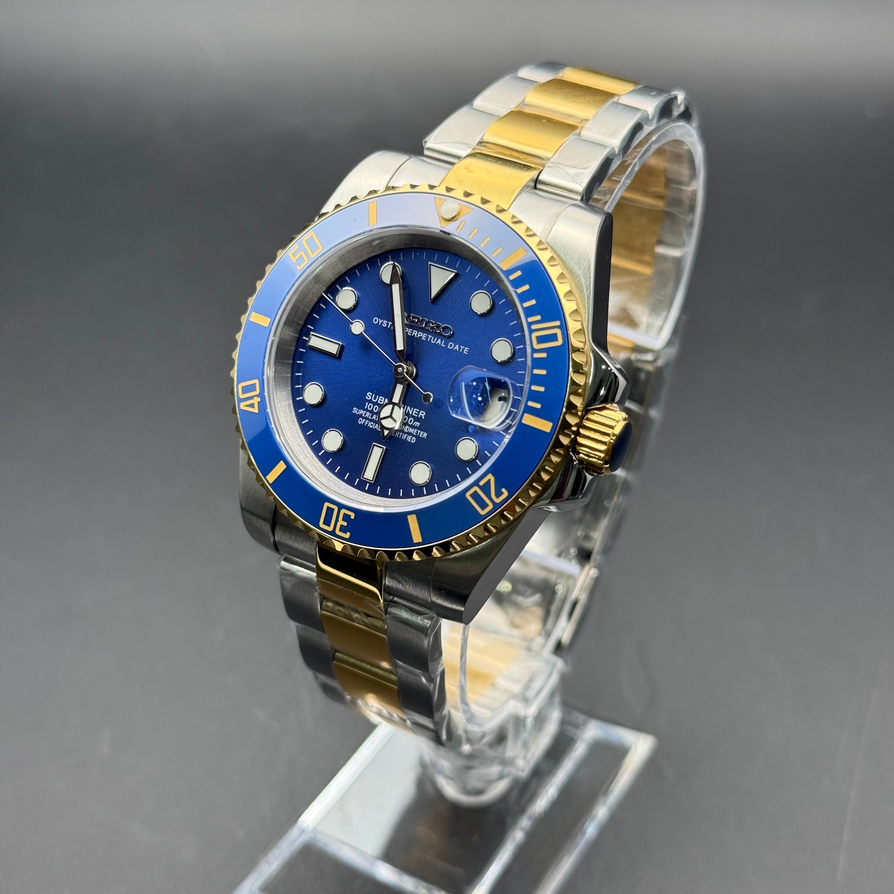SUBMOD | Blue Two-Tone NH35 Seiko Mod