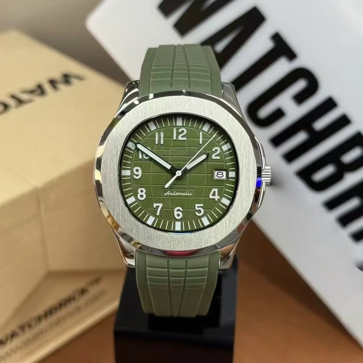 AQUAMOD | Jungle Green NH35 - WATCHBRICK