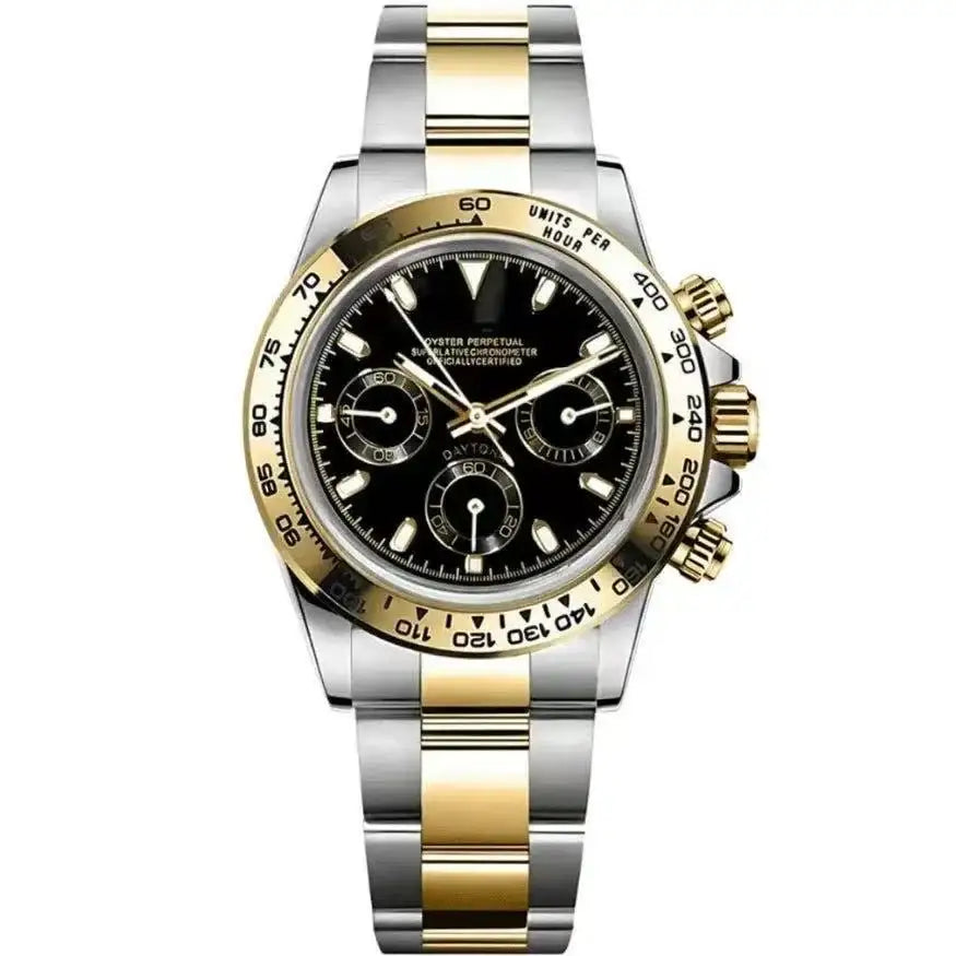 SEITONA | Black Panda Two-Tone VK63 - 398.00 WATCHBRICK