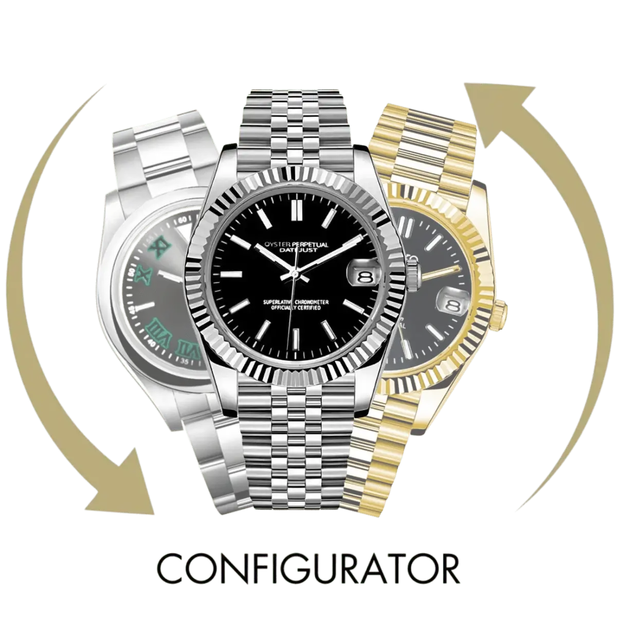 Datejust Mod NH35 Configurator - 398.00 WATCHBRICK