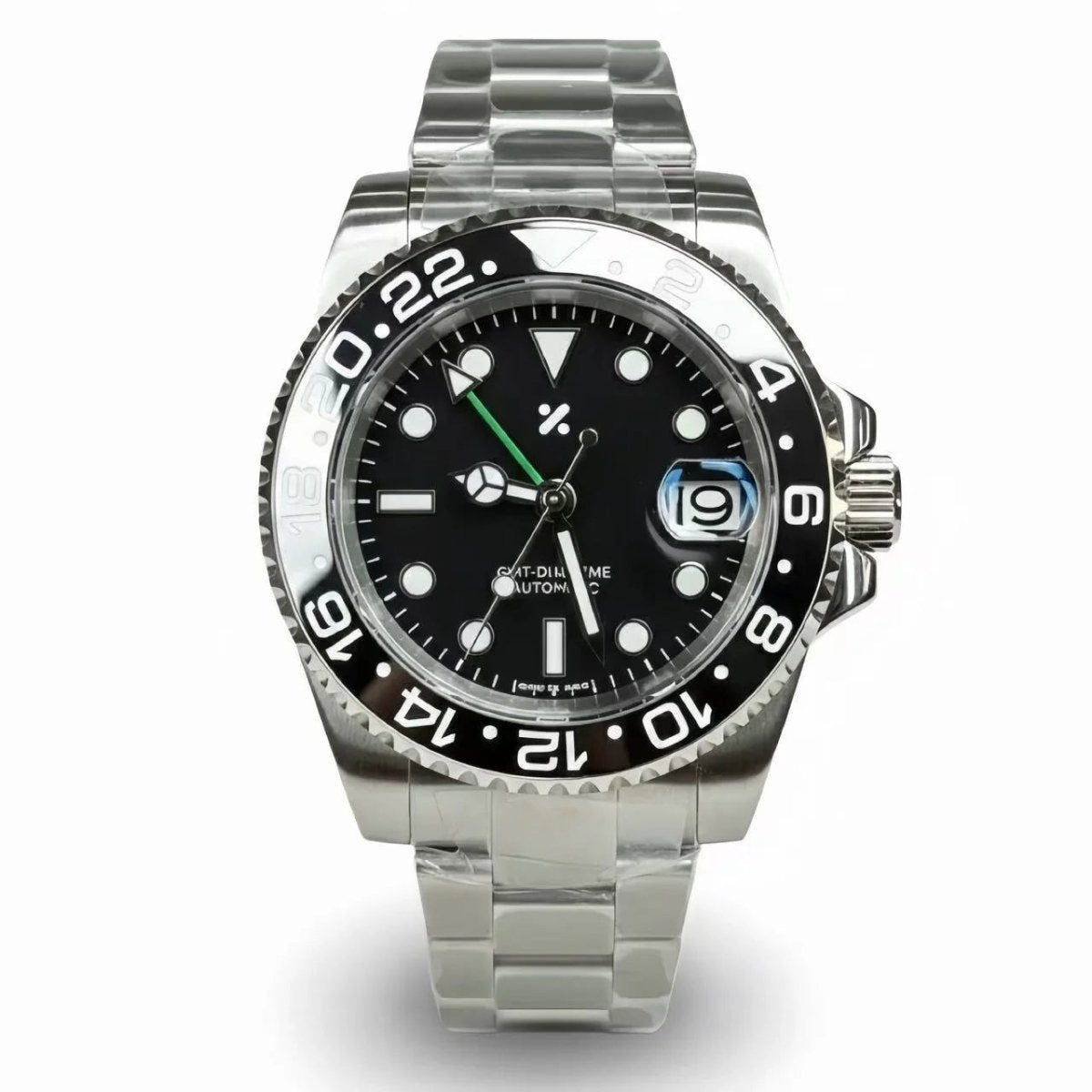 GMTMOD | Black Bezel NH34 - WATCHBRICK