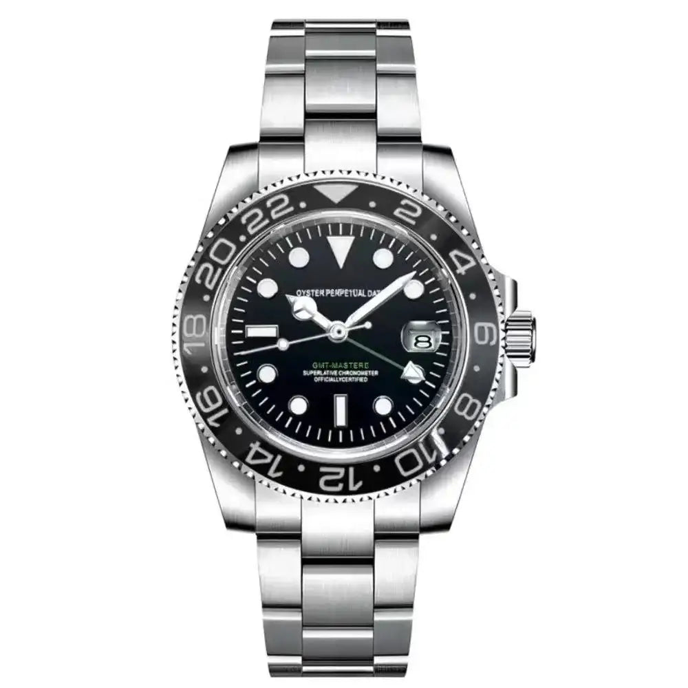 GMT MOD | Black Bezel NH34 - 438.00 WATCHBRICK