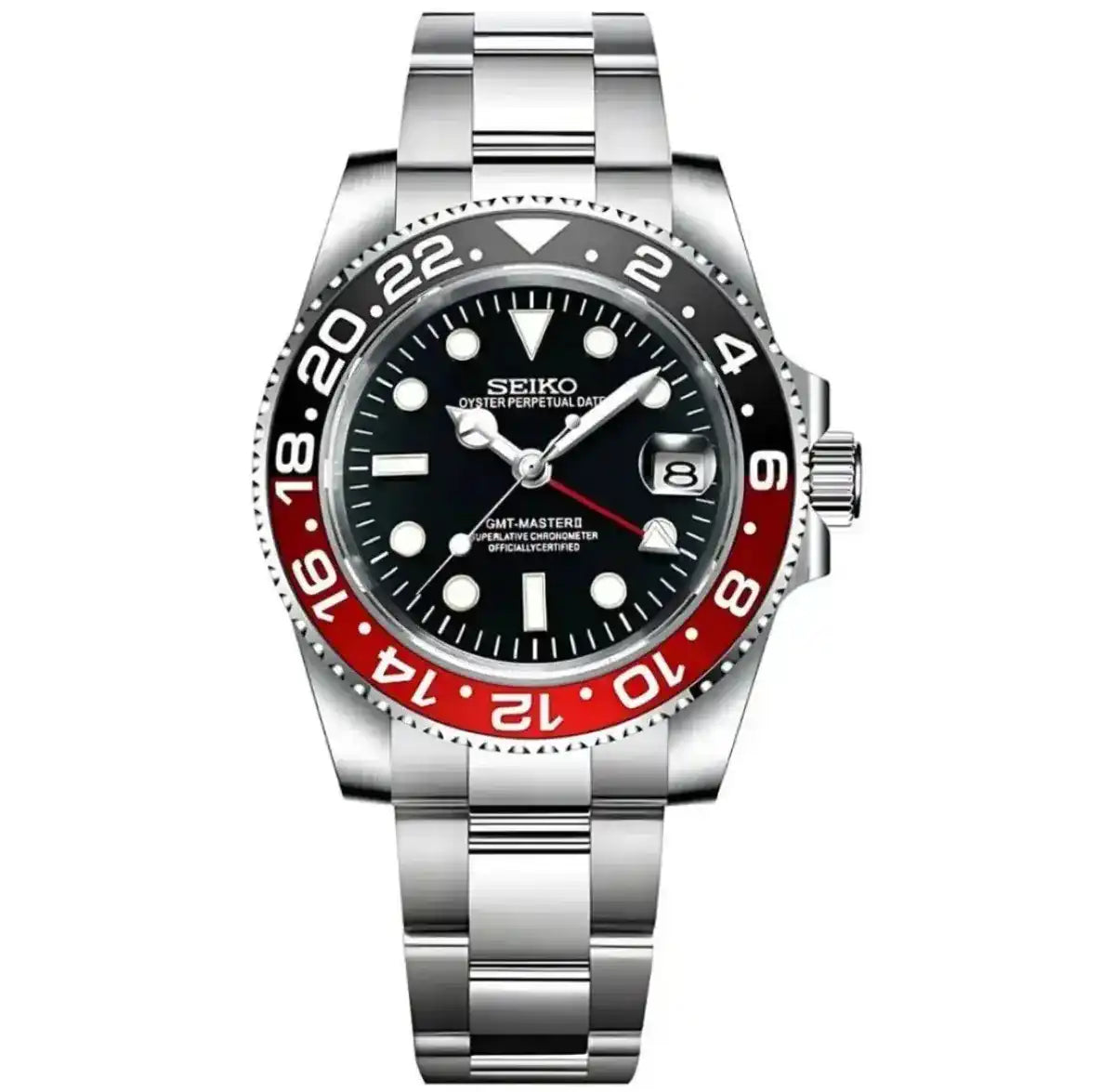 GMTMOD | Coke NH34 Custom Watch – WATCHBRICK