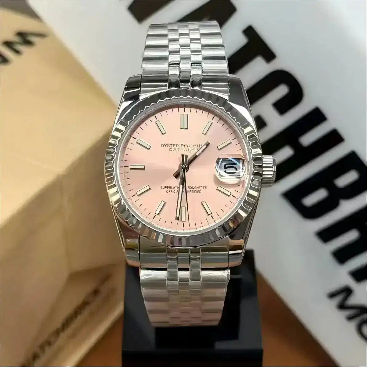 DATEJUST MOD | Champagne Pink 36/39mm - 398.00 WATCHBRICK