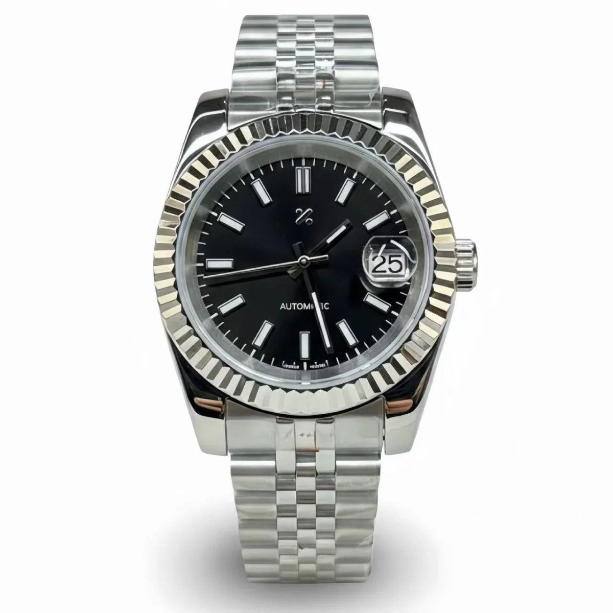 JUSTMOD | Classic Black 36/39mm - WATCHBRICK