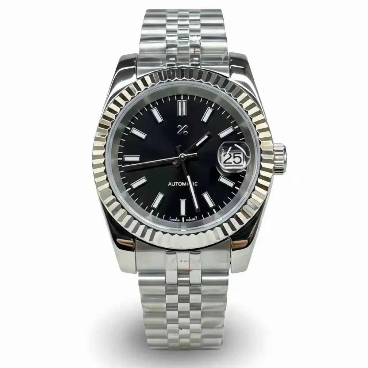 DATEJUST MOD | Classic Black 36/39mm - 398.00 WATCHBRICK