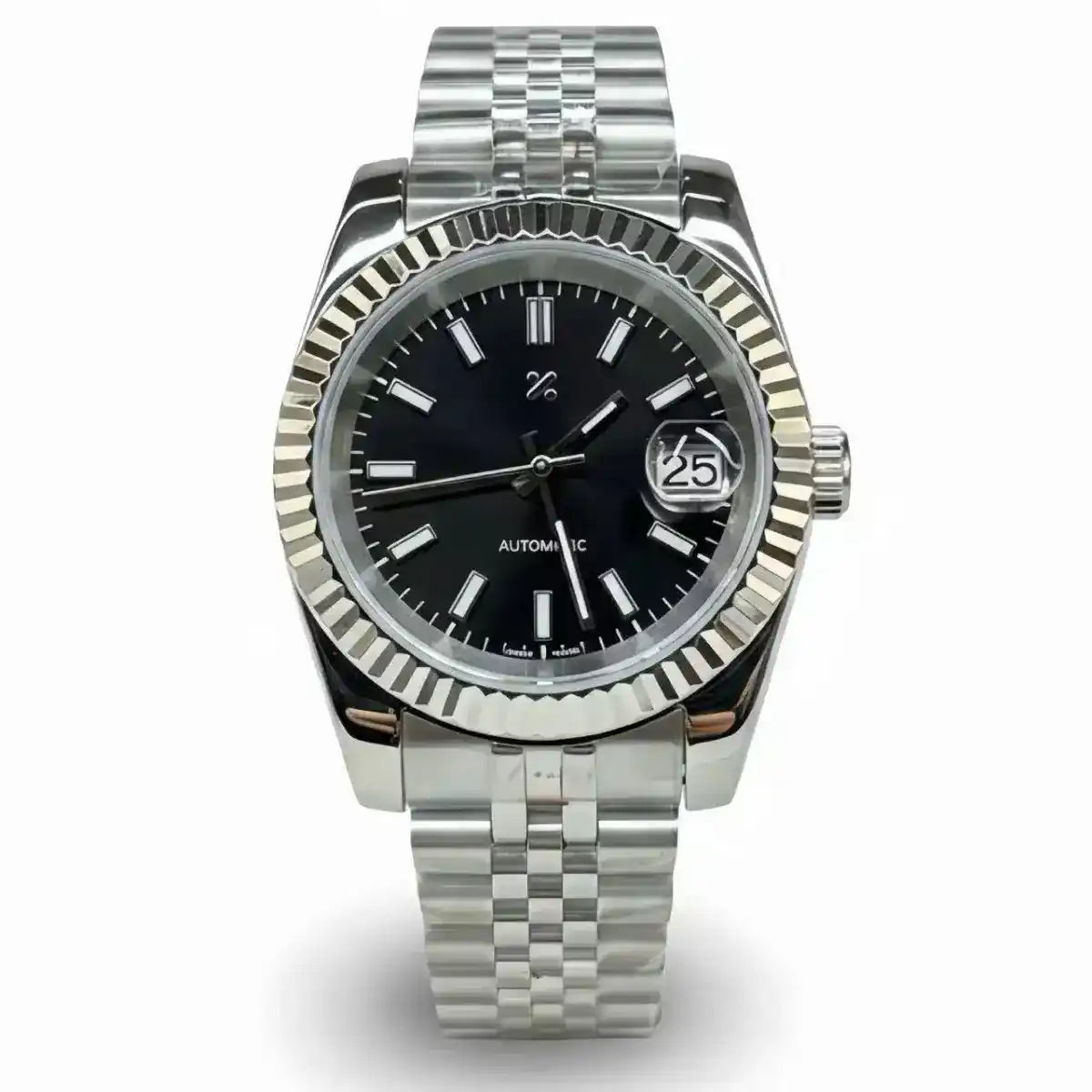 DATEJUST MOD | Classic Black 36/39mm - 398.00 WATCHBRICK