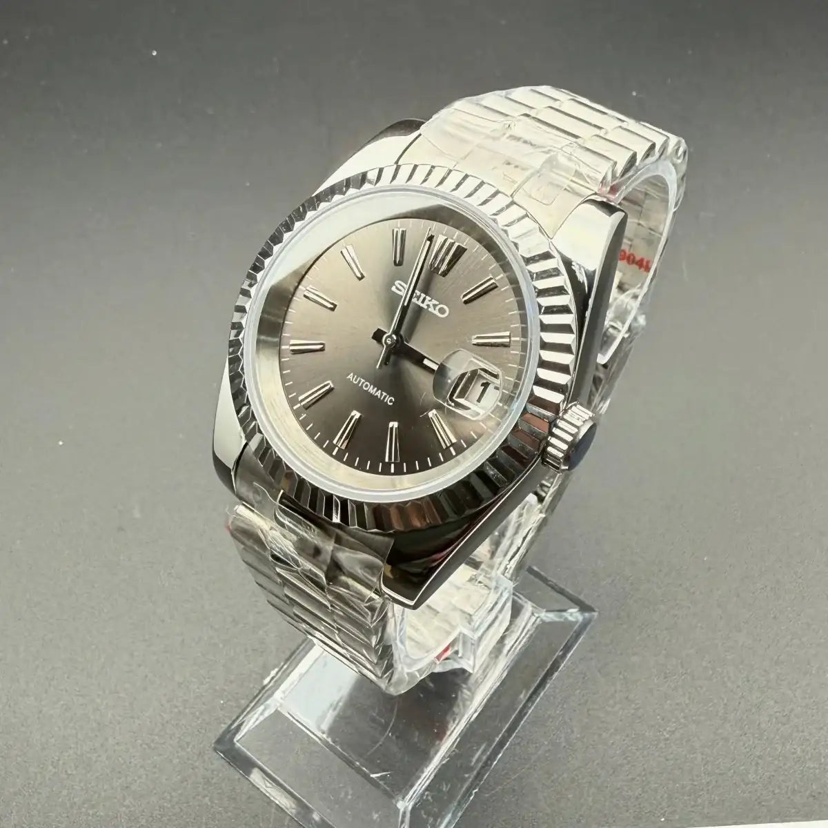 JUSTMOD | Slate Sunburst NH35 Seiko Mod - WATCHBRICK