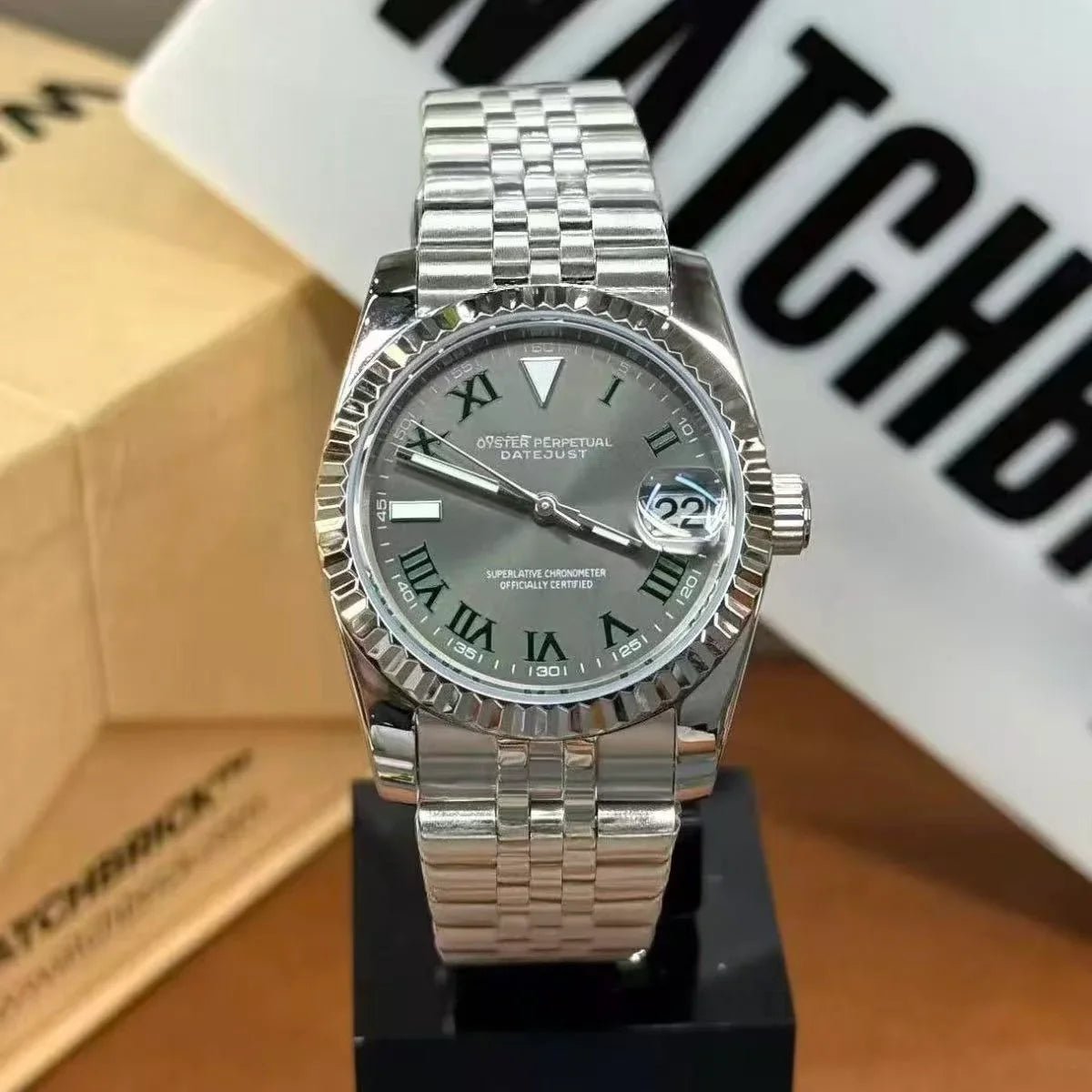 JUSTMOD | Wimbledon Roman 36/39mm - WATCHBRICK