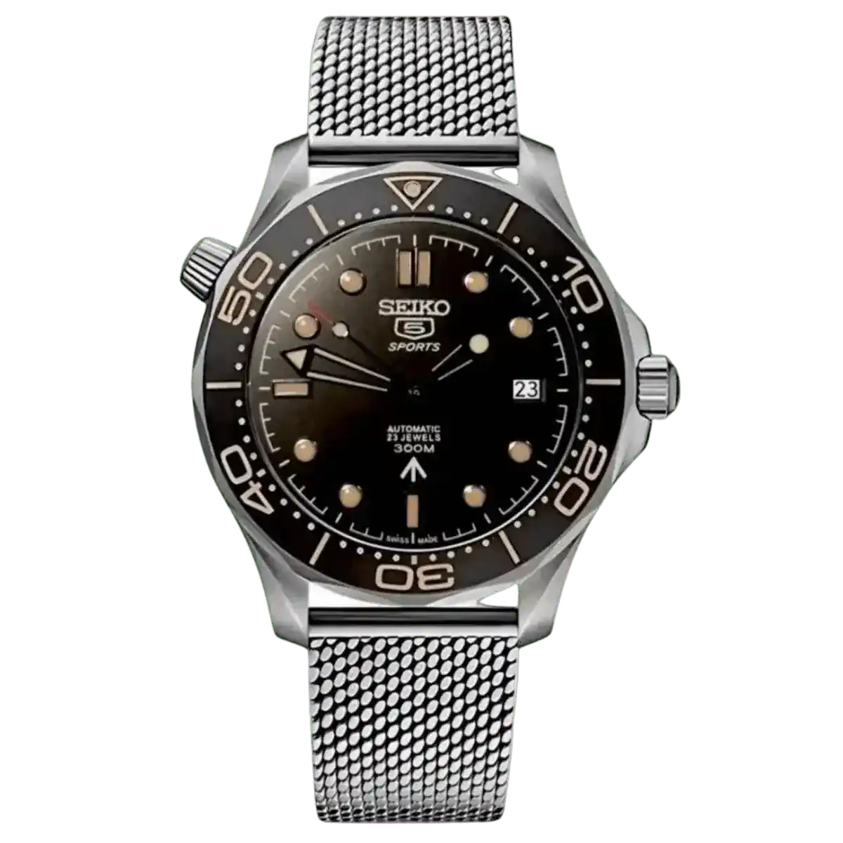 MASTERMOD | 007 Bond Matte Black NH35 - WATCHBRICK
