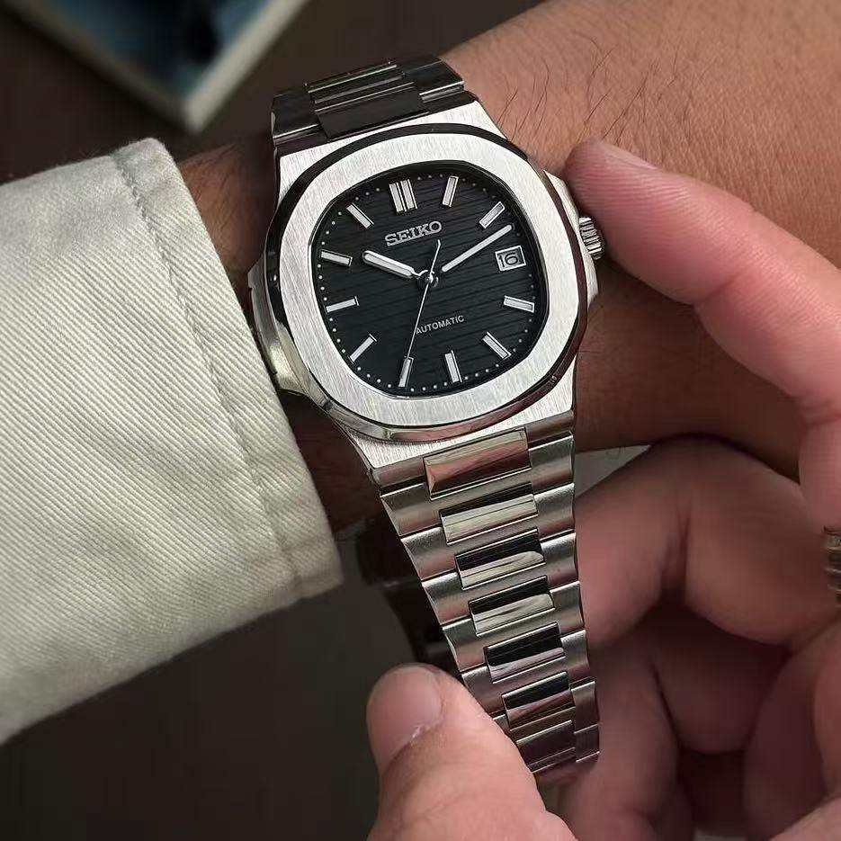 NAUTIKO | Black Dial NH35 Automatic - WATCHBRICK