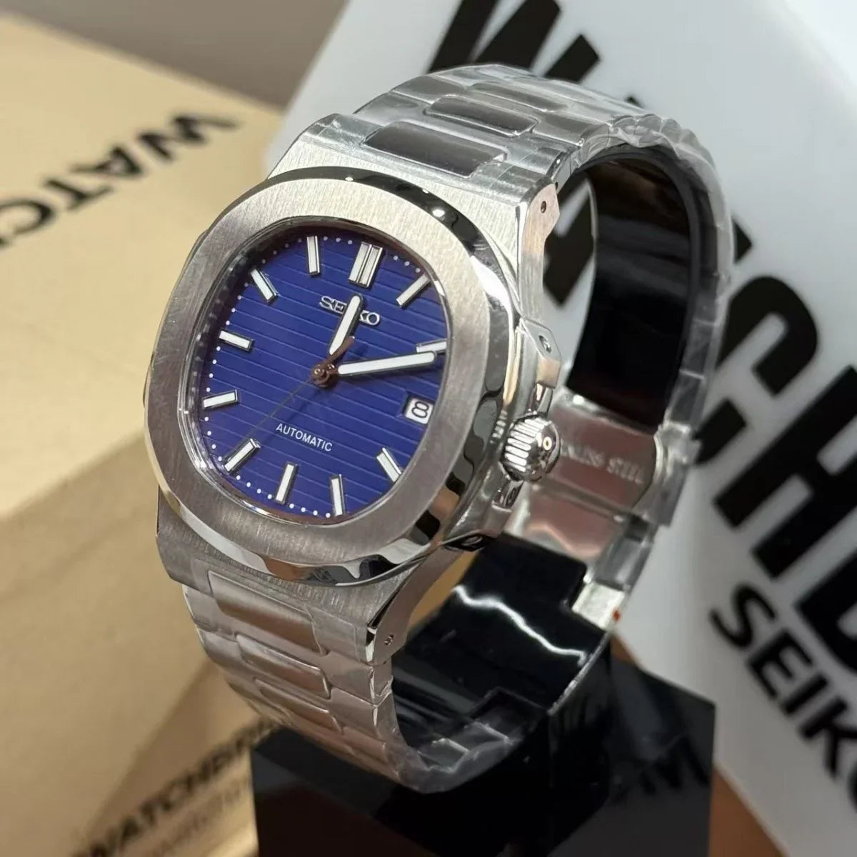 NAUTIKO | Royal Blue Dial NH35 Auto - WB MOD WATCHES