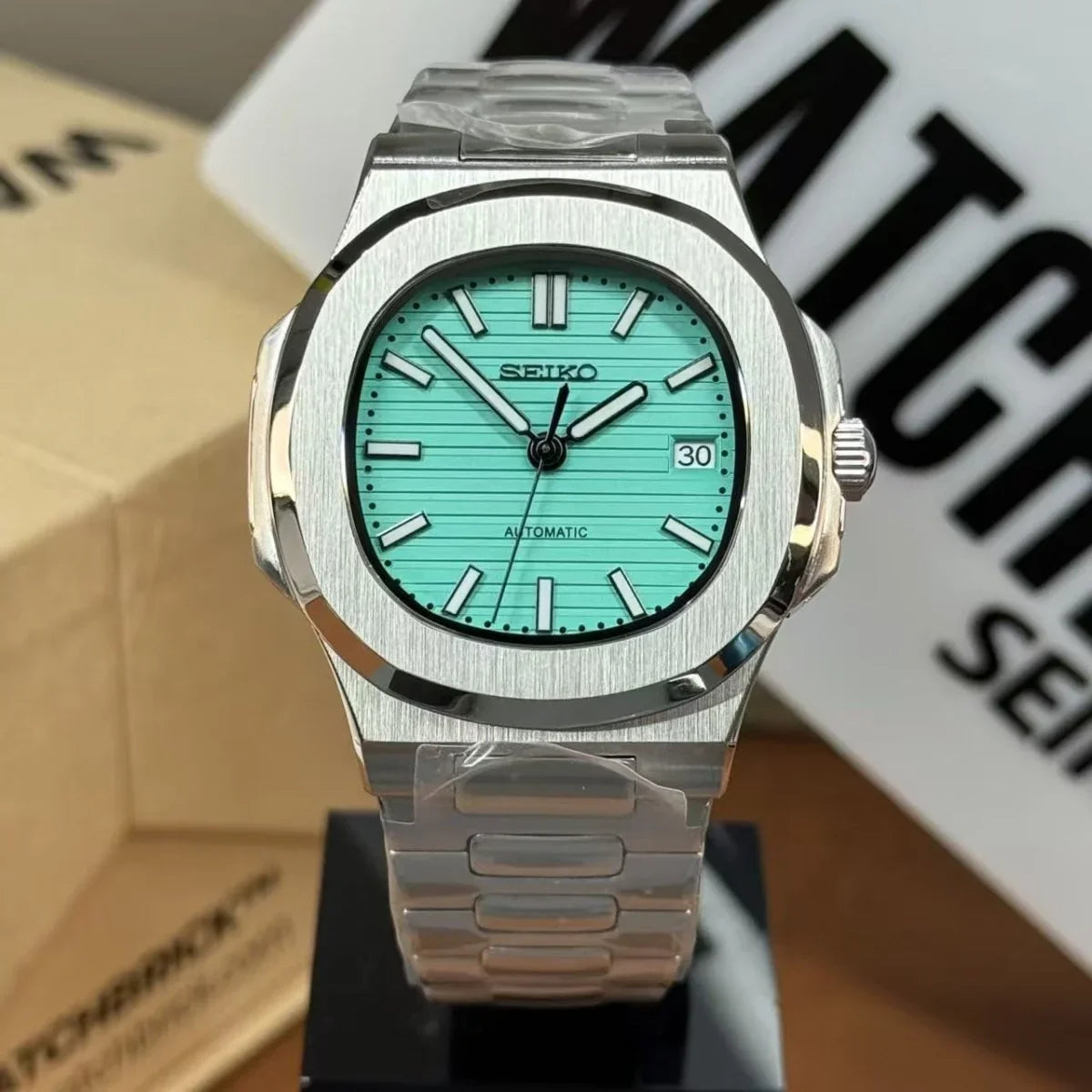 NAUTIKO | Tiffany Blue Dial NH35 - WB MOD WATCHES