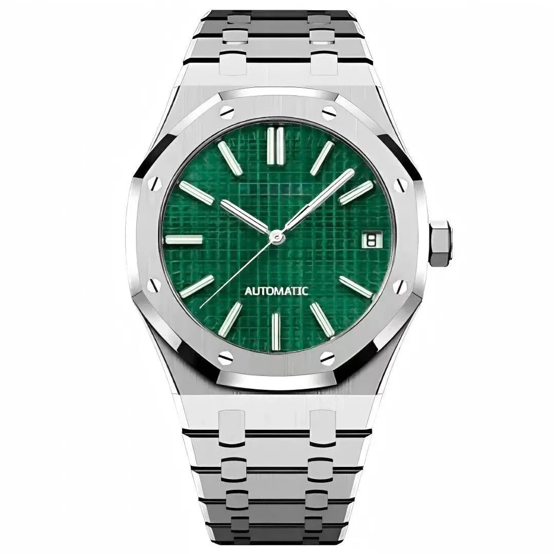 OAKMOD | Forest Brushed Green NH35 - WATCHBRICK