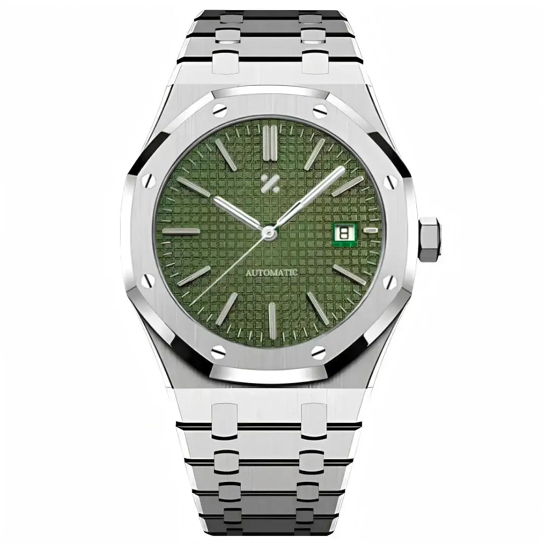 OAKMOD | Forest Brushed Green NH35 - 398.00 WATCHBRICK