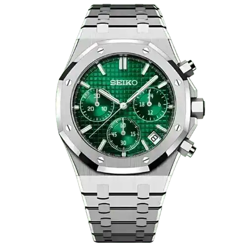 SEIKOAK | Green Chronograph VK63 - WB MOD WATCHES