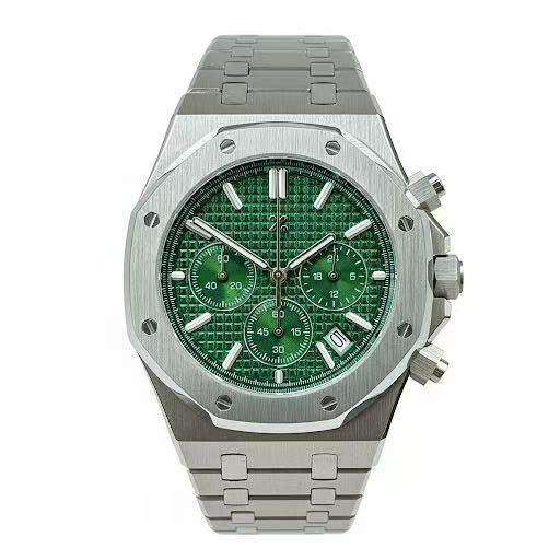 OAKMOD | Green Chronograph VK63 - 398.00 WATCHBRICK