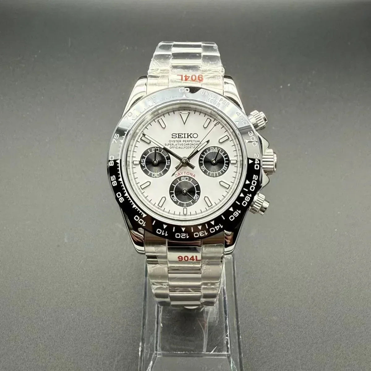SEITONA | Paul Newman Panda VK63 Custom Watch - WATCHBRICK