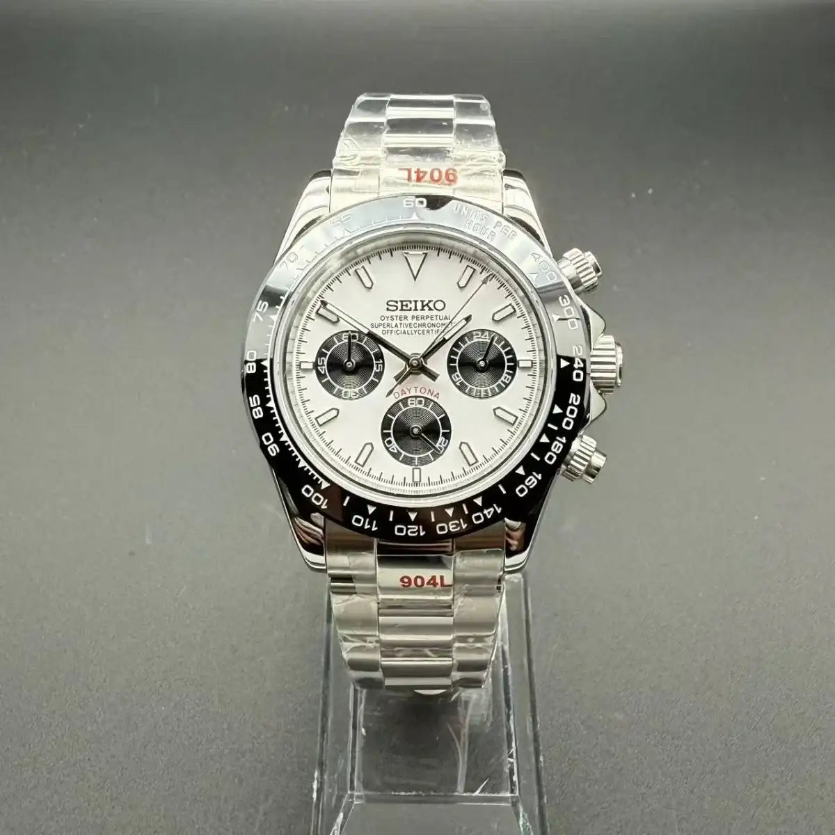 SEITONA | Paul Newman Panda VK63 Custom Watch - WATCHBRICK