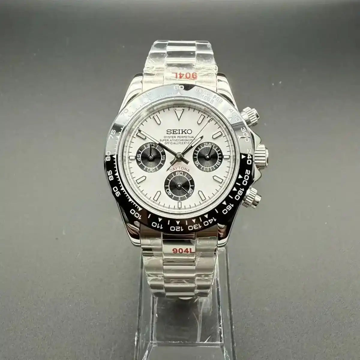 SEITONA | Paul Newman Panda VK63 Custom Watch - WATCHBRICK