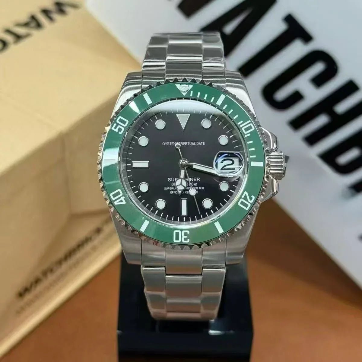 SUBMOD | Kermit Green NH35 Automatic - WATCHBRICK