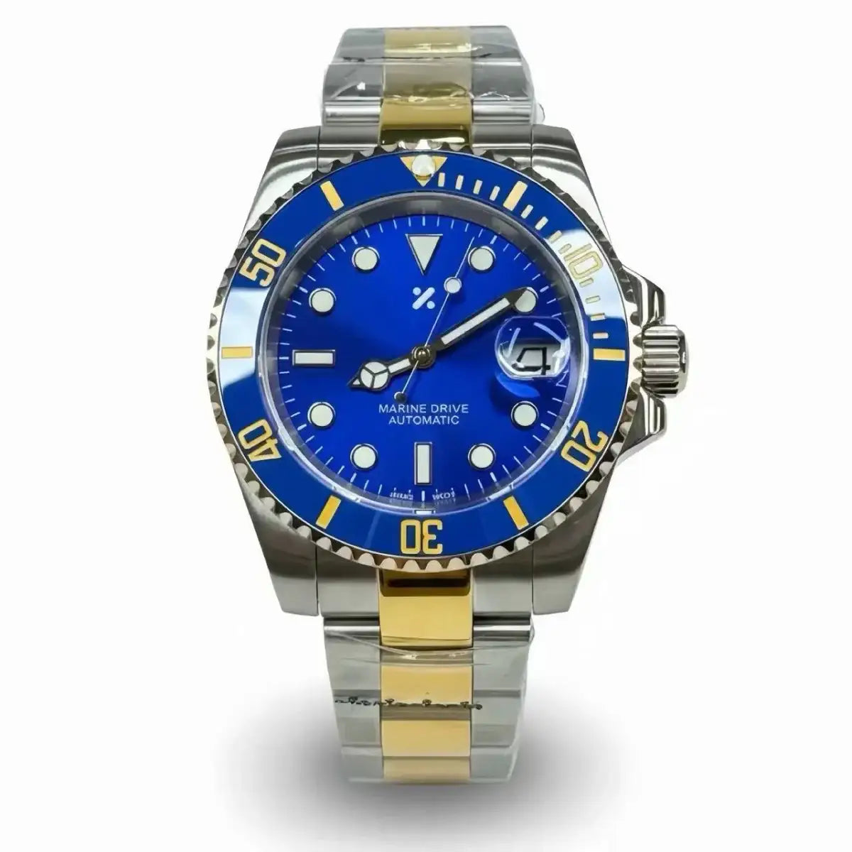 SUBMOD | Marine Blue Two-Tone - 398.00 WATCHBRICK