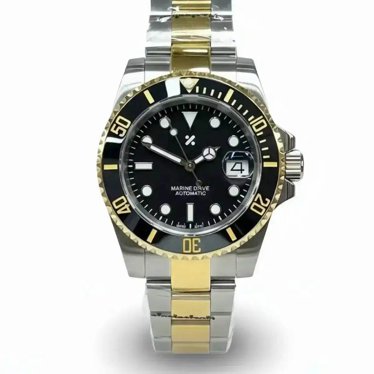 SUBMOD | Two-Tone Gold Black Sub - 398.00 WATCHBRICK