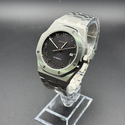 OAKMOD | Black Arabic NH35 Seiko Mod - 408.00 WATCHBRICK