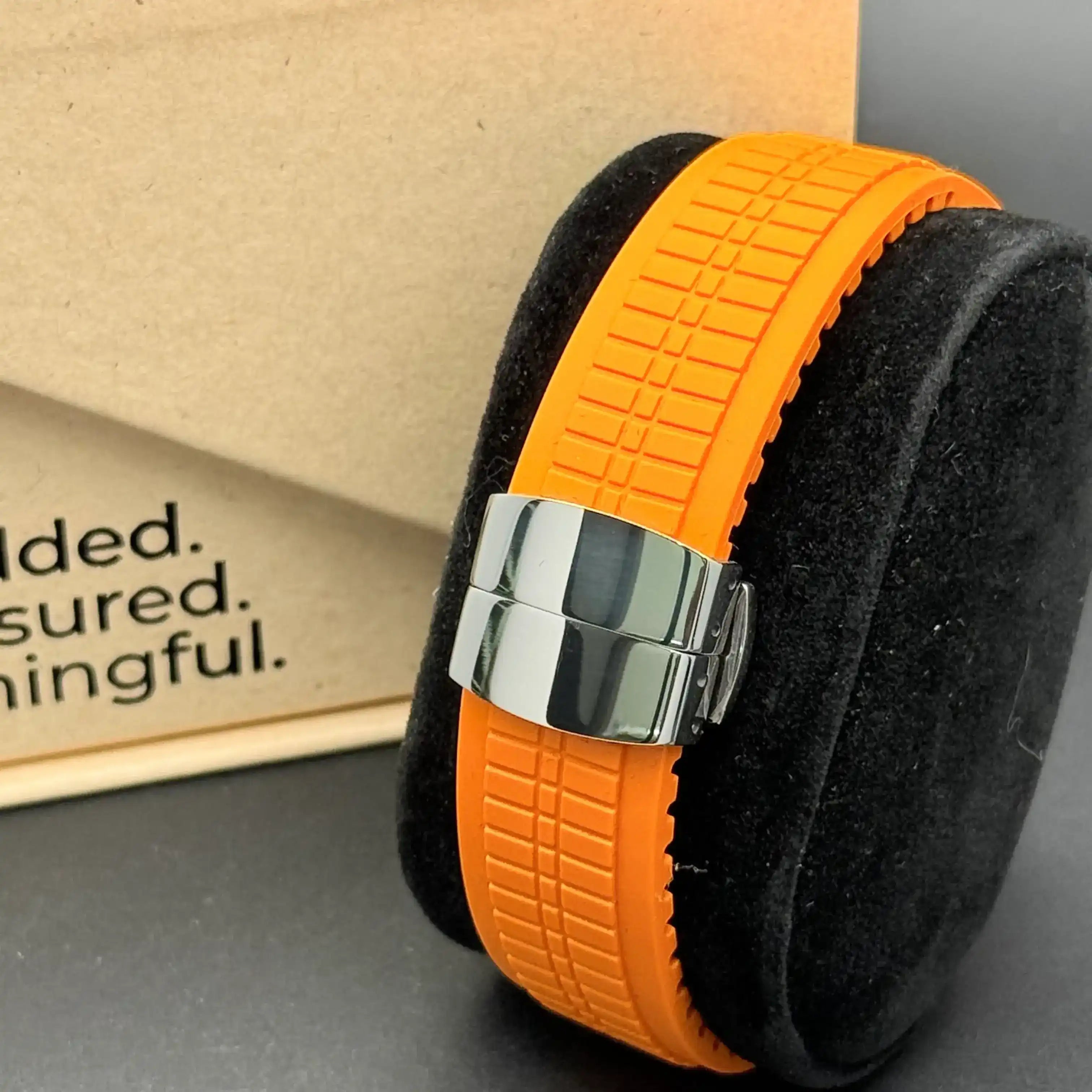 AQUAMOD | Volcano Orange NH35 Seiko Mod - 398.00 WATCHBRICK