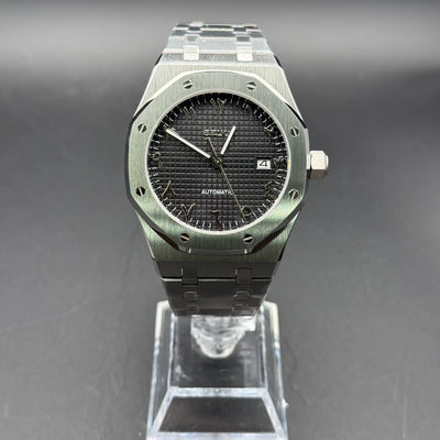 OAKMOD | Black Arabic NH35 Seiko Mod - 408.00 WATCHBRICK
