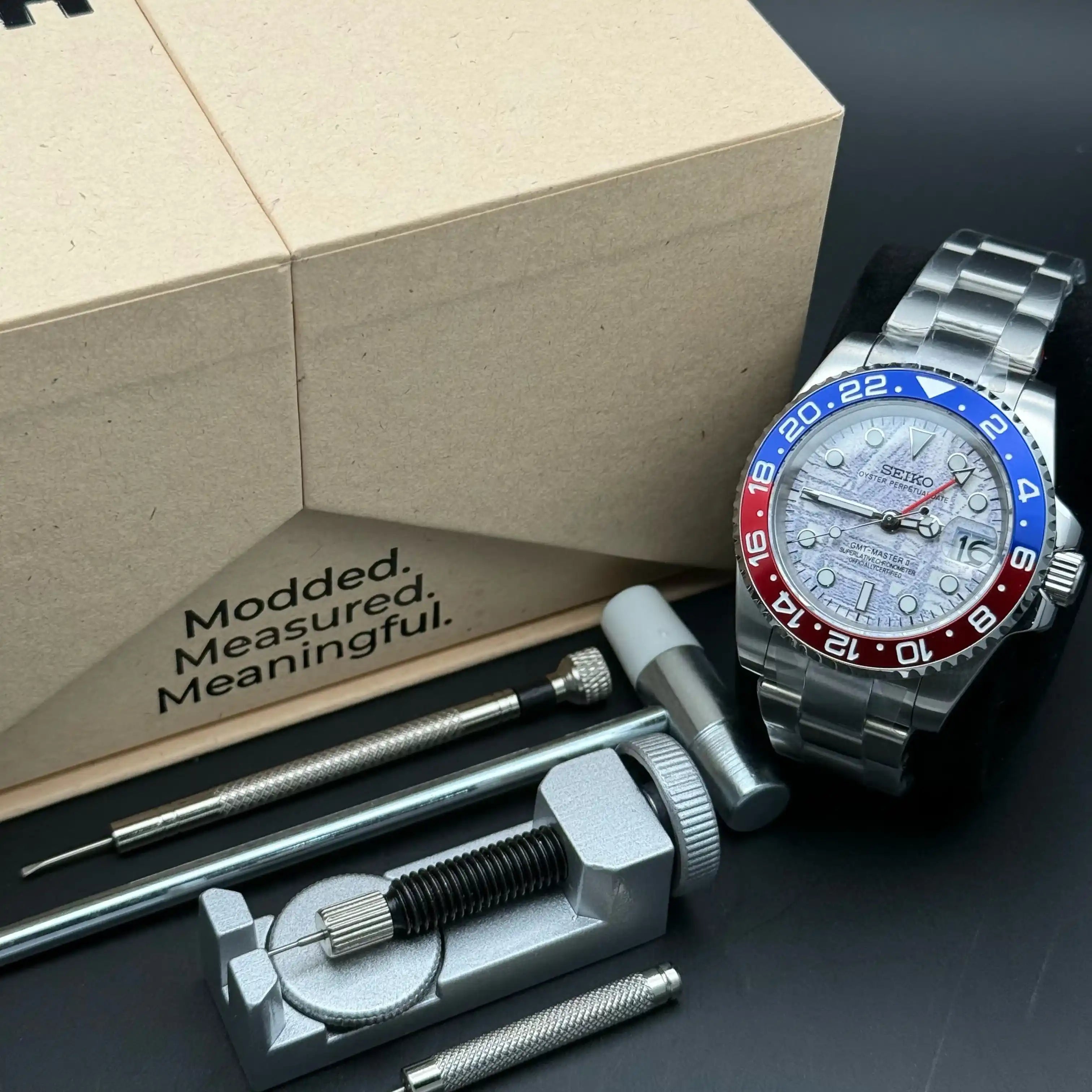 GMTMOD | Meteorite NH34 Custom Watch - 478.00 WATCHBRICK