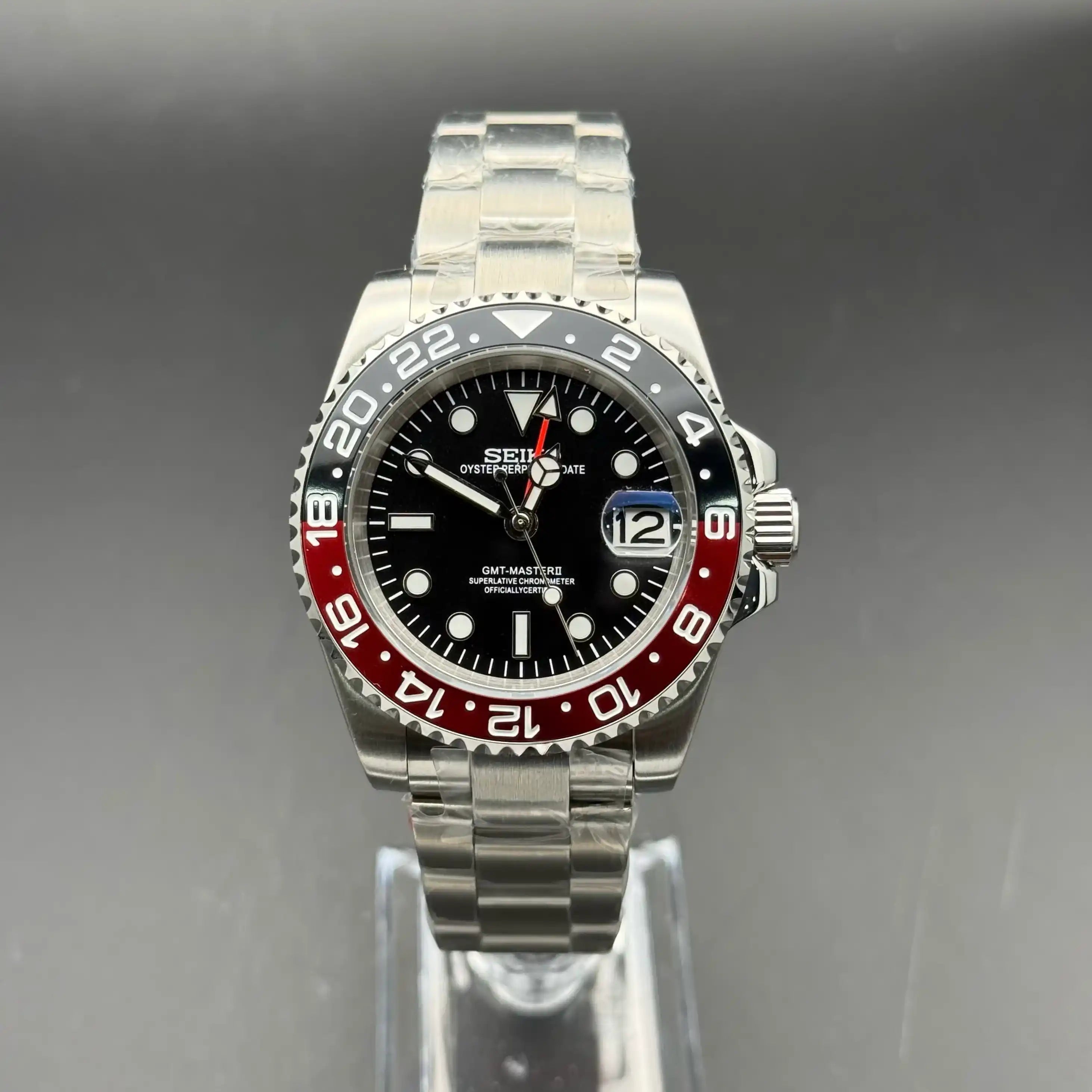 GMTMOD | Coke NH34 Custom Watch - 478.00 WATCHBRICK