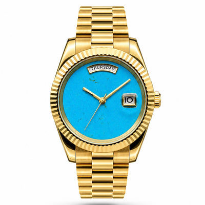 JUSTMOD | Turquoise Day-Date 8285 Custom Watch