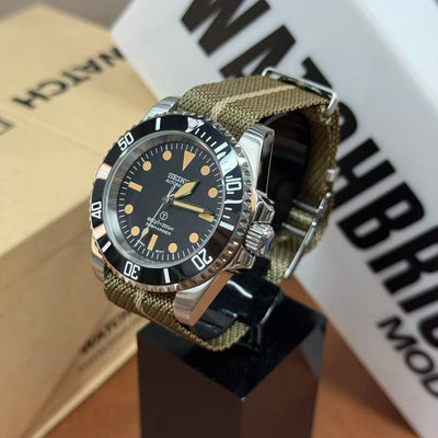 SUBMOD | Vintage NATO Strap NH35 Seiko Mod