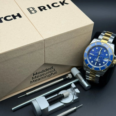 SUBMOD | Blue Two-Tone NH35 Seiko Mod - 408.00 WATCHBRICK