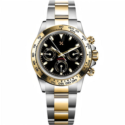 SEITONA | Black Panda Two-Tone VK63 - 398.00 WATCHBRICK