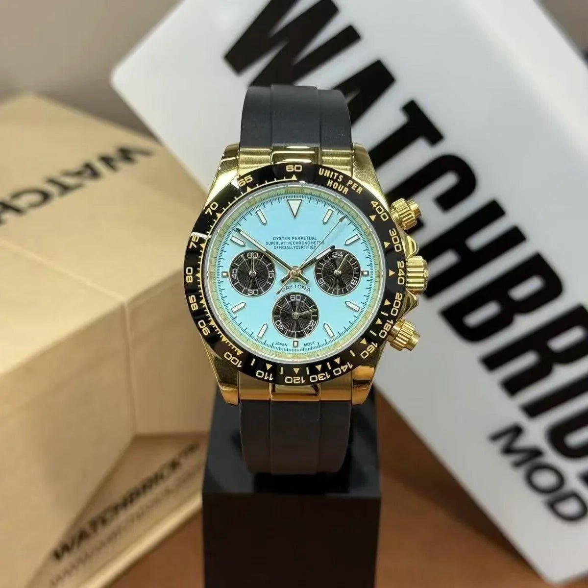 CHRONOTONA | Tiffany Blue Gold - WATCHBRICK