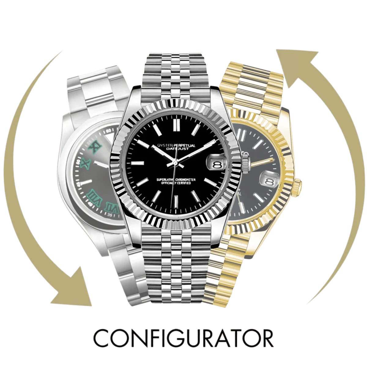 Datejust Mod NH35 Configurator - 398.00 WATCHBRICK