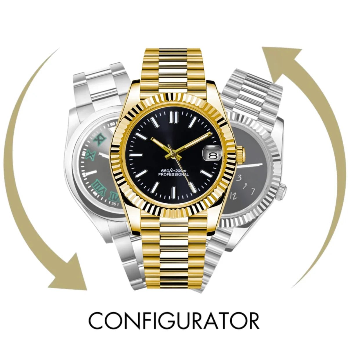 Datejust NH35 Configurator - WATCHBRICK