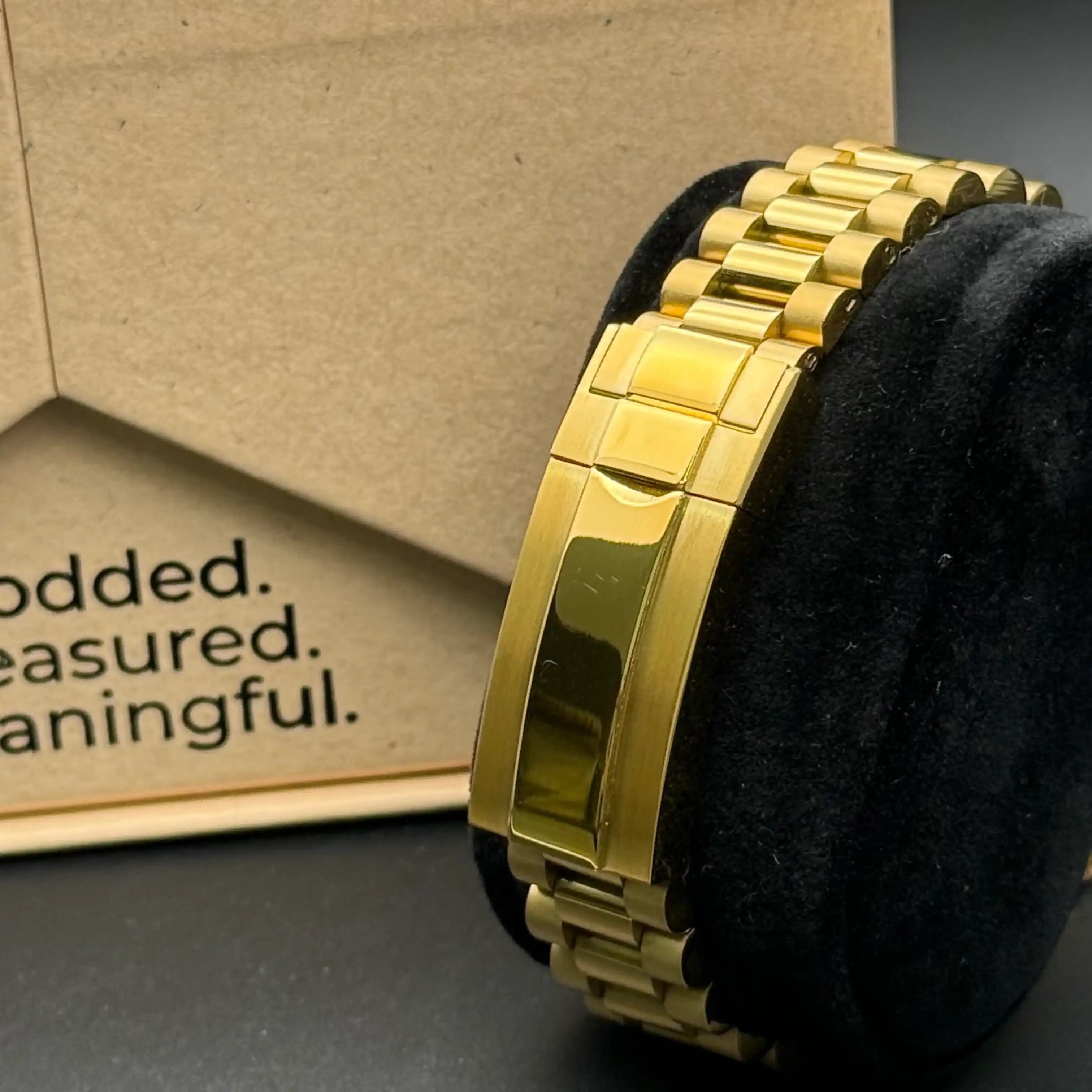 JUSTMOD | Turquoise Day-Date 8285 Custom Watch - 458.00 WATCHBRICK