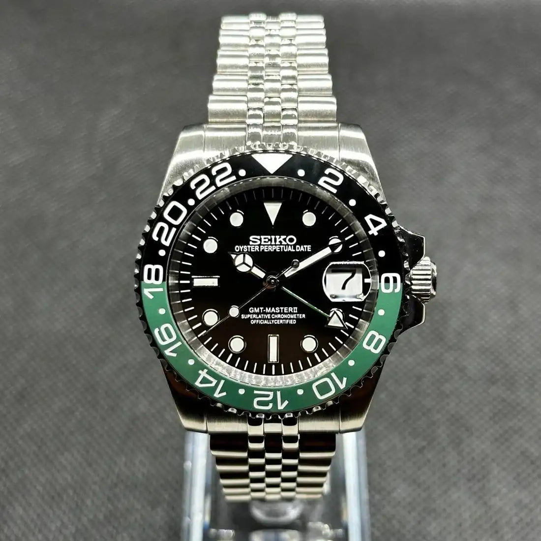 GMT MOD | Sprite NH34 Dual - Time - WATCHBRICK