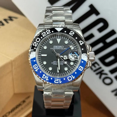 GMTMOD | Batman NH34 GMT - WB MOD WATCHES