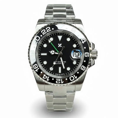 GMTMOD | Black Bezel NH34 - WB MOD WATCHES